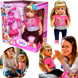 LALKA ZABAWKA ZESTAW Z AKCESORIAMI NA PREZENT DLA DZIEWCZYNKI INTERAKTYWNA